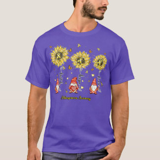 Adenosarcoma Awareness gnome faith hope sunflower T-Shirt