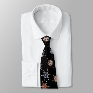 Adenoviruses on Black Neck Tie