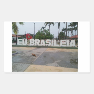 adesivo Brasileia Rectangular Sticker