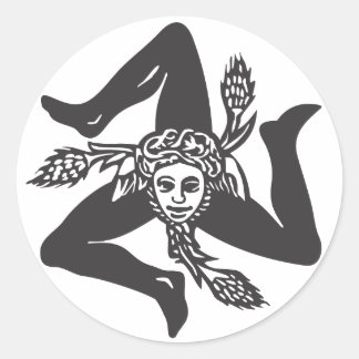 Adesivo Circolare TRINACRIA Classic Round Sticker