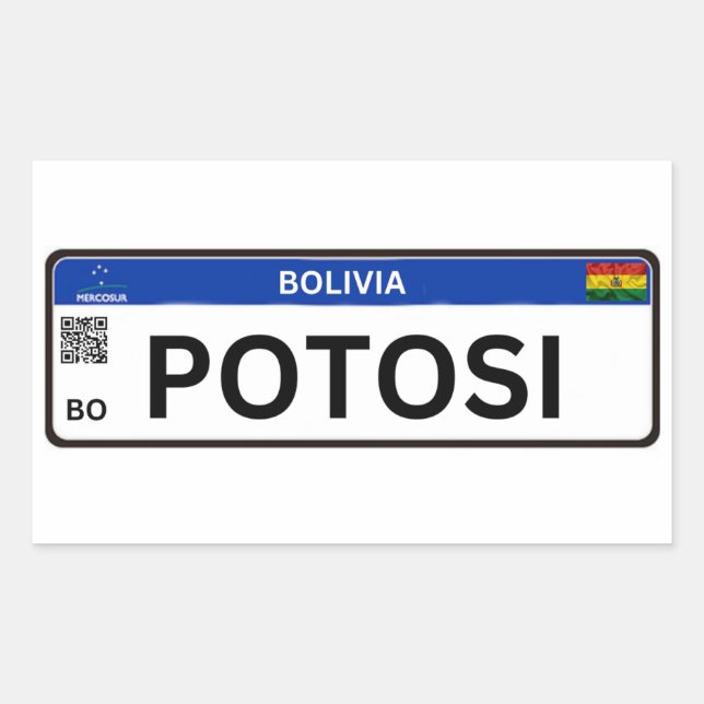 Adesivo Potosi Mercosur Rectangular Sticker (Front)