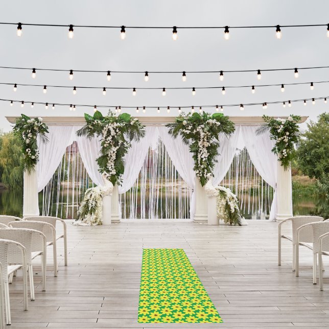 Adey Abeba Ethiopian Meskel Flower  Outdoor Rug (Insitu (Wedding 1))