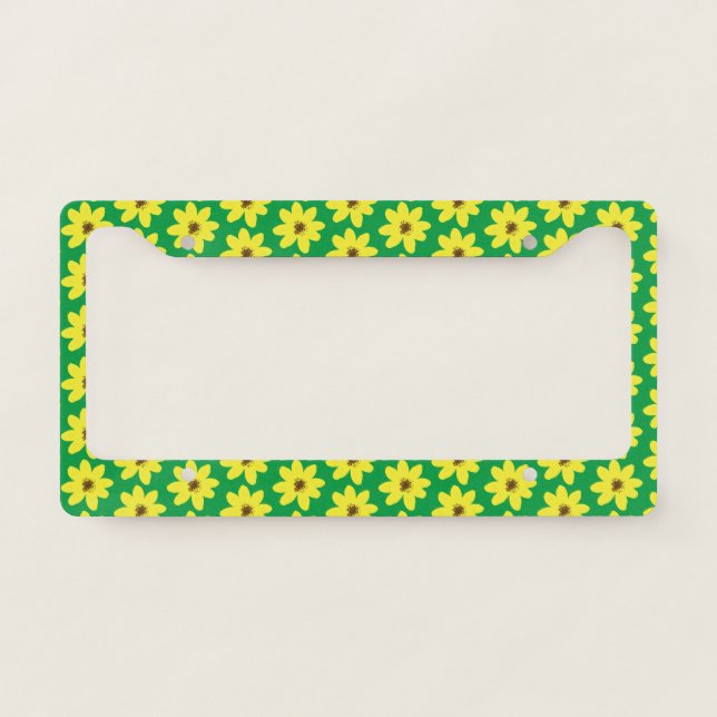 Adey Abeba Ethiopian New Year Flower   License Plate Frame (Front)