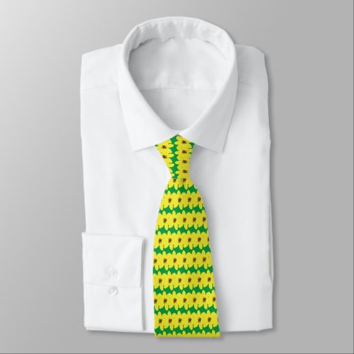 Adey Abeba Pattern Ethiopian Flower Inspired  Neck Tie