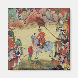 Adham Khan paying homage to Akbar at Sarangpur, Ce Magnet