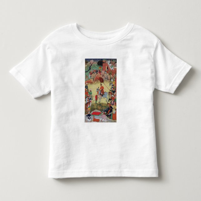 Adham Khan paying homage to Akbar at Sarangpur, Ce Toddler T-shirt (Front)
