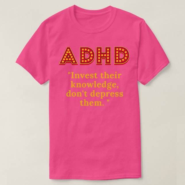 ADHD 19 T-Shirt (Design Front)