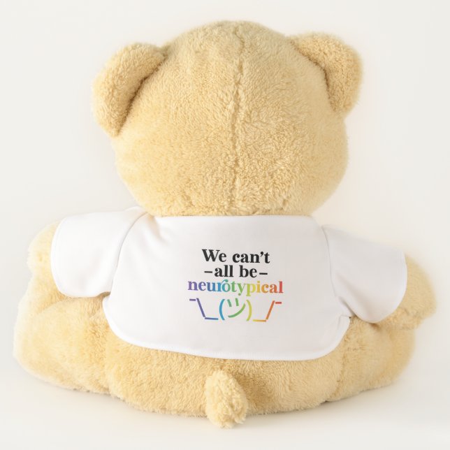 ADHD  - 21" Sherman Teddy Bear (Back)
