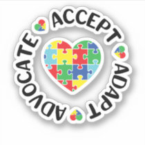 ADHD, Autism aba, Mental health, social worker Sticker