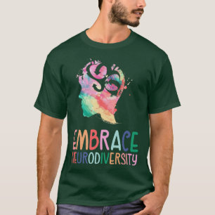 ADHD Autism Awareness Support Embrace Neurodiversi T-Shirt