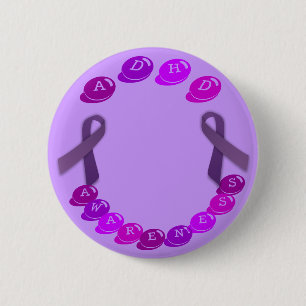 ADHD Awareness button (customizable)