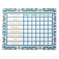 ADHD Boy’s Men’s Weekly Checklist Reminder Planner