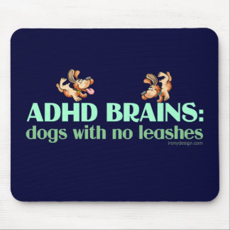 ADHD BRAINS MOUSE PAD