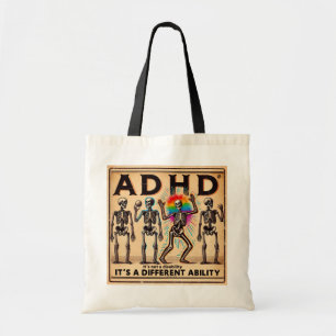 adhd burnout club  tote bag