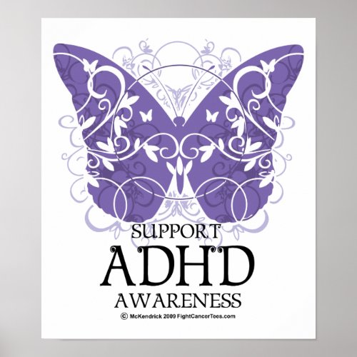 ADHD Butterfly Poster