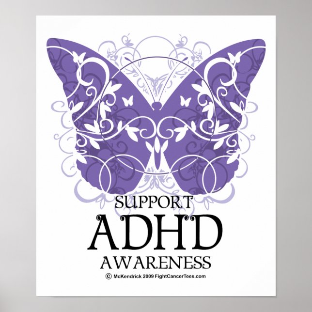 ADHD Butterfly Poster (Front)