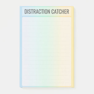 ADHD Distraction Catcher Study Brain Dump Post-it Notes