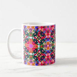 ADHD Dopamine Boost Positivity Pattern Colourful Coffee Mug