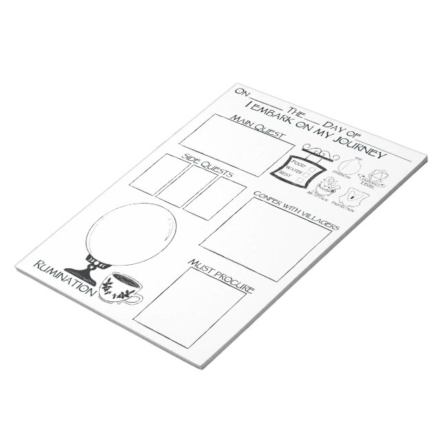 ADHD Epic Adventure Notepad (Angled)