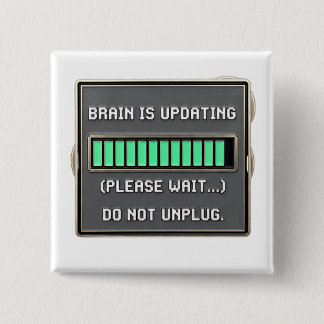 ADHD Funny Brain Loading Progress Bar Button