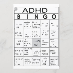 ADHD FUNNY INVITATION