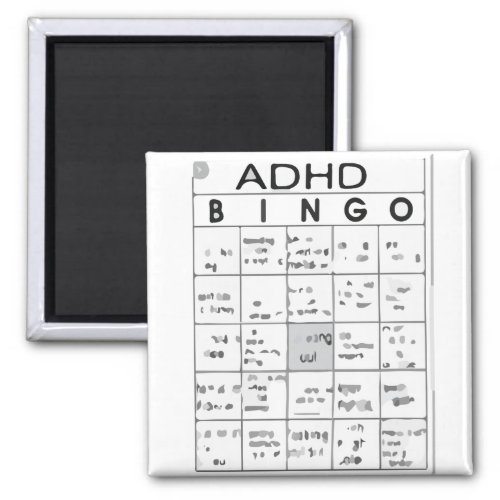 ADHD FUNNY MAGNET