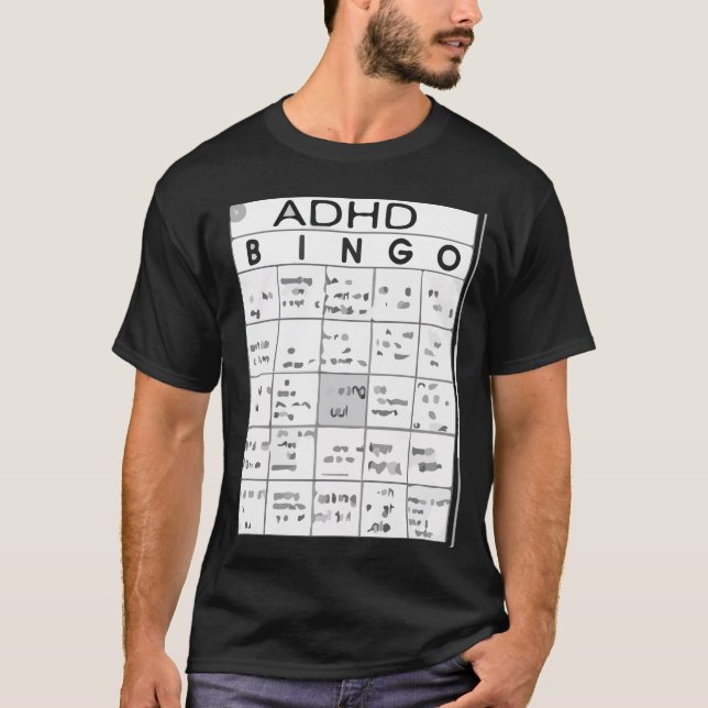 ADHD FUNNY T-Shirt (Front)