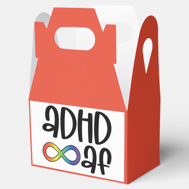 ADHD -  Gable Favor Box (Opened)