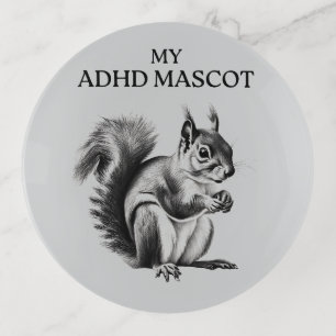 ADHD mascot Trinket Tray