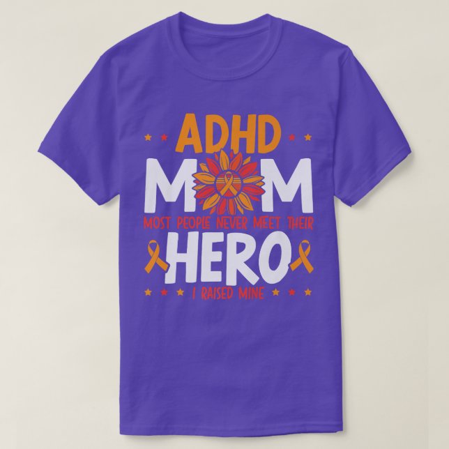 ADHD Mom ADHD Awareness Embrace Neurodiversity Pre T-Shirt (Design Front)
