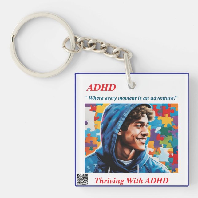   ADHD Mug Keychain (Front)
