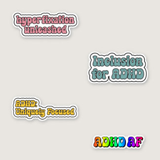 ADHD Neurodiversity Awareness Sticker Pack