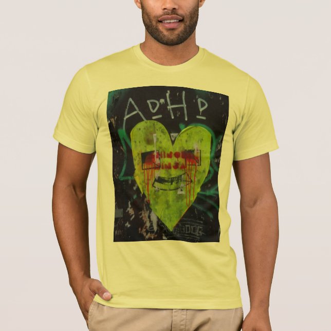 ADHD Ninja Heart T-Shirt (Front)