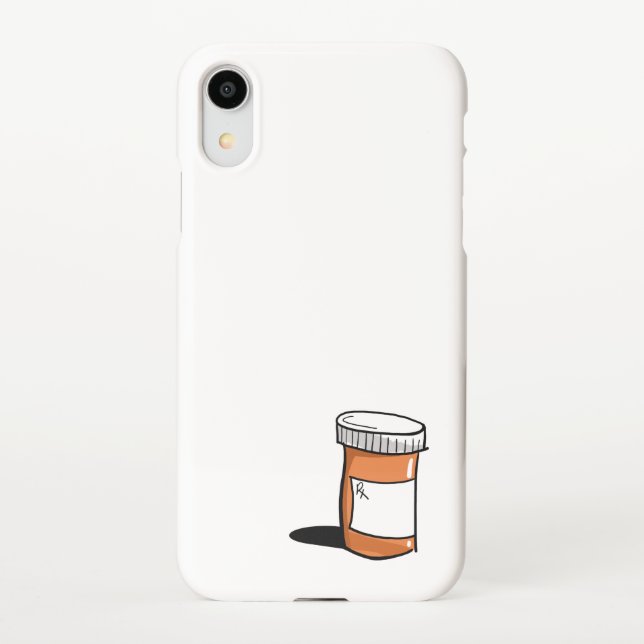 ADHD Pill Bottle Phone Case (Back)