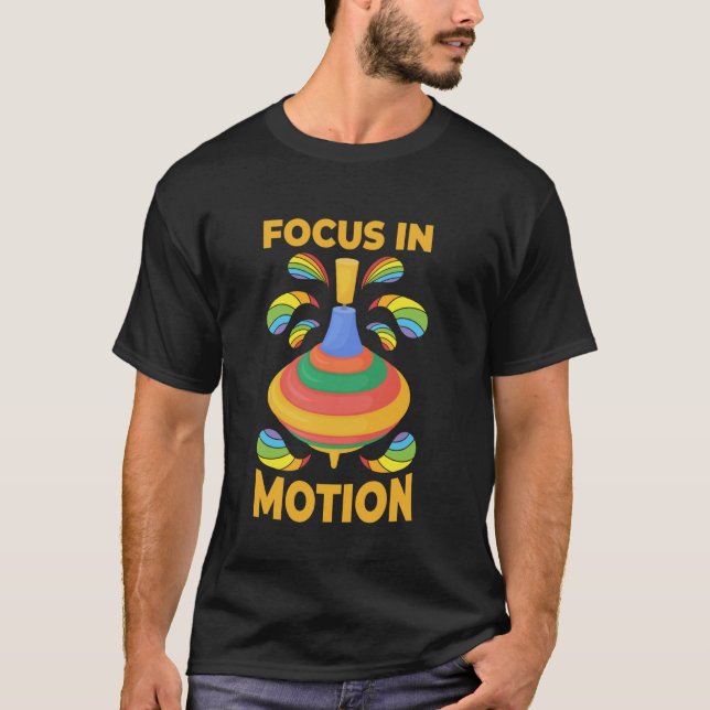 ADHD Simulator ADHD Awareness Month Men Women With T-Shirt (Front)