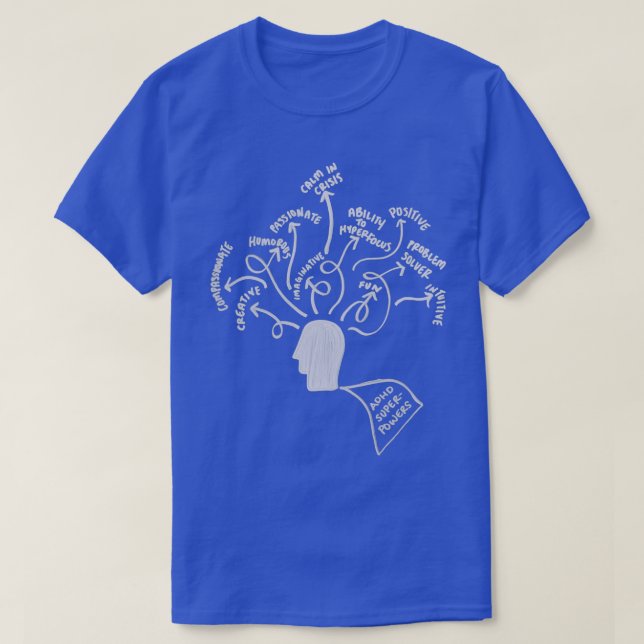 ADHD Superpowers T-Shirt (Design Front)
