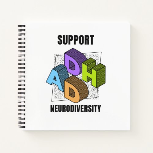 ADHD support neurodiversity Notebook