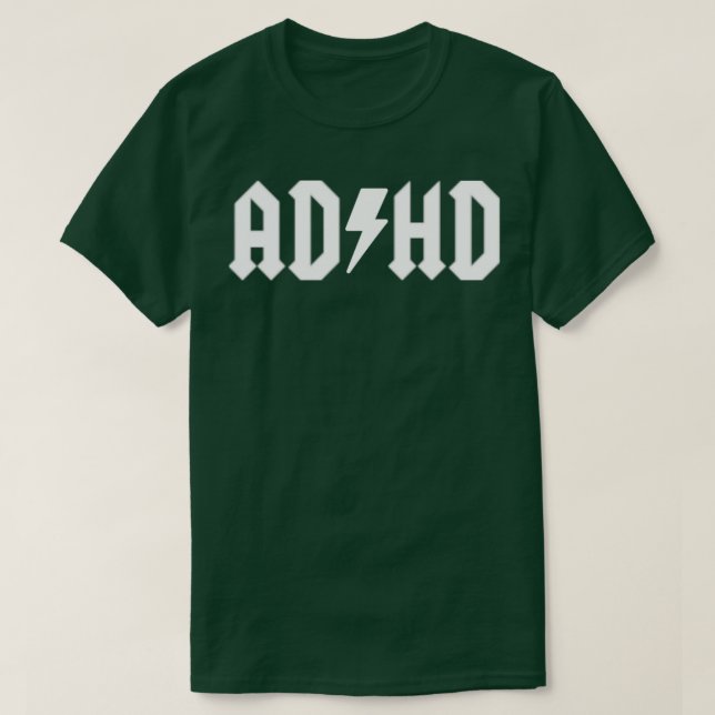 ADHD Thunder T-Shirt (Design Front)