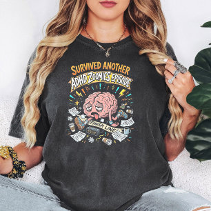 Adhd Zoomies Episode Funny Brain T-Shirt