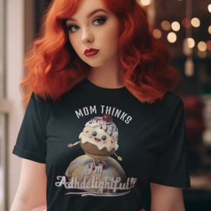ADHDelightful Sundae: Personalized ADHD Kawaii T-Shirt