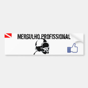 Adhesive car I enjoy professional diving Bumper Sticker