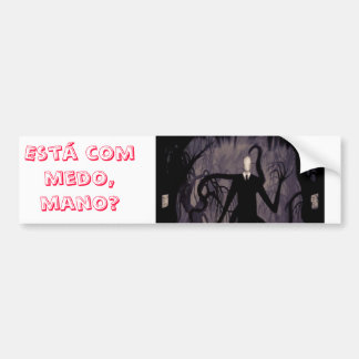 Adhesive for Slenderman car Bumper Sticker