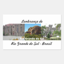 Adhesive reminder of Rio Grande do Sul - Brazil