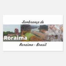 Adhesive reminder of Roraima Brasil