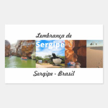 Adhesive reminder of Sergipe Brasil
