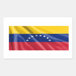 Adhesive Venezuela Rectangular Sticker