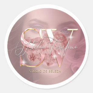 Adhesives and packaging classic round sticker