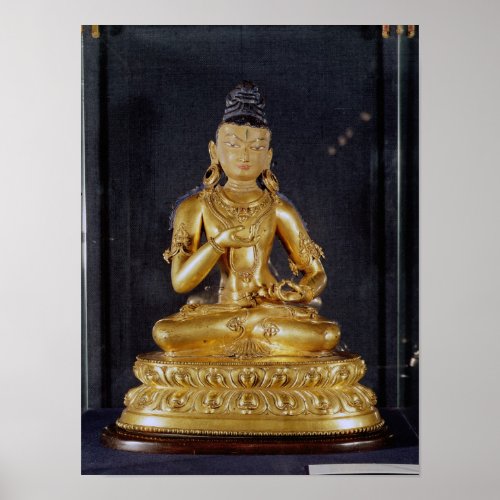 Adibuddha Vajrasattva seated in meditation Poster