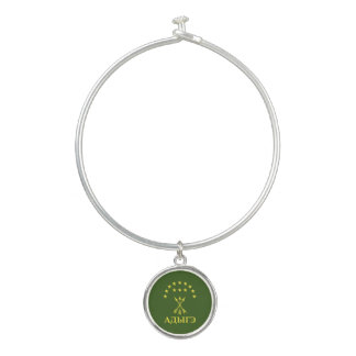 Adiga Flag Design For Circassian Cherkess - Adiga Bangle Bracelet
