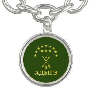Adiga Flag Design For Circassian Cherkess - Adiga Bracelet